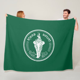 バンコク国旗（タイ・キャピタル・シティ） フリースブランケット