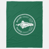 バンコク国旗（タイ・キャピタル・シティ） フリースブランケット (正面)