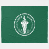 バンコク国旗（タイ・キャピタル・シティ） フリースブランケット (正面(横))