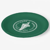 バンコク国旗（タイ・キャピタル・シティ） ペーパープレート (アングル)