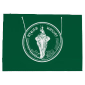 バンコク国旗、タイ・ラージ抱き枕 ラージペーパーバッグ (裏面)