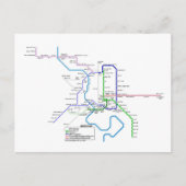 バンコク地下鉄 ポストカード (正面)