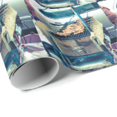 バンコク通りフードバーベキューと串焼き ラッピングペーパー (ロールコーナー)