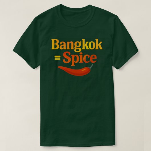バンコク = スパイス Tシャツ (デザイン正面)