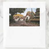 バンコク，タイランドステッカー 長方形シール (バッグ)