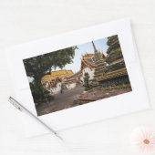 バンコク，タイランドステッカー 長方形シール (封筒)