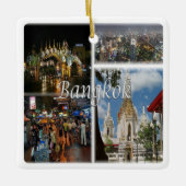バンコク、タイ、アジアのTH008モザイク セラミックオーナメント (正面)
