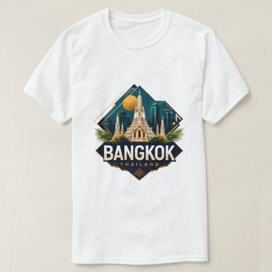 バンコク・タイ・アドベンチャー Tシャツ (デザイン正面)