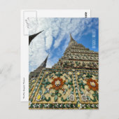 バンコク・タイ・ストゥーパス・ワット・ポー ポストカード (正面/裏面)