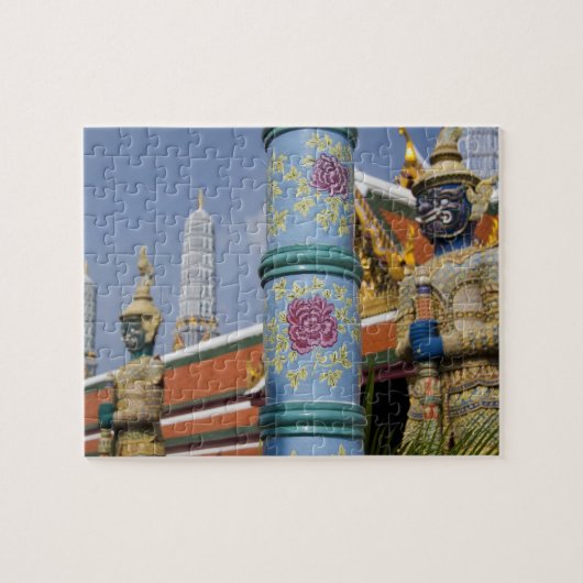 バンコク、タイ。バンコクズグランドパレス2 ジグソーパズル (横)