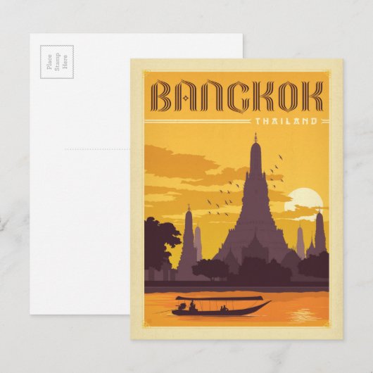 バンコク,タイ ポストカード (正面/裏面)