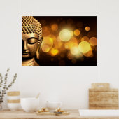 バンコク，タイ |金ゴールド ポスター (キッチン)