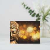 バンコク，タイ |金ゴールド ポストカード (スタンド正面)