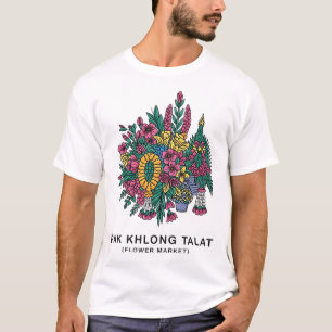 バンコク フラワーマーケット Tシャツ