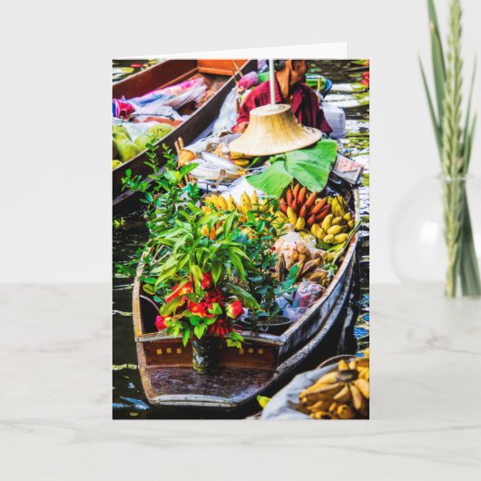 バンコク |浮動市場 カード (正面)