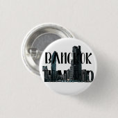 バンコクThailand – シティ、旅行、タイ 缶バッジ (正面&裏面)