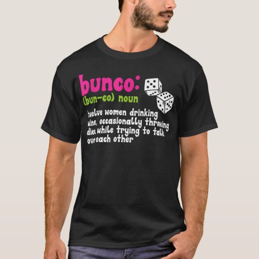 バンコゲームの定義 Tシャツ (正面)