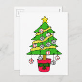 バンコサイコロクリスマスツリー シーズンポストカード (正面/裏面)