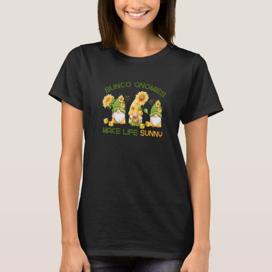 バンコサイコロゲームバンコグノミーが人生を晴らす Tシャツ (正面)