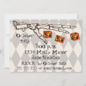 バンコスケルトンハンド招待状 招待状 (裏面)