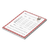 バンコスコアパッド – 春チキンカントリー西部 ノートパッド (回転)