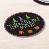 バンコスローサイコロ ラウンドペーパーコースター (アングル)