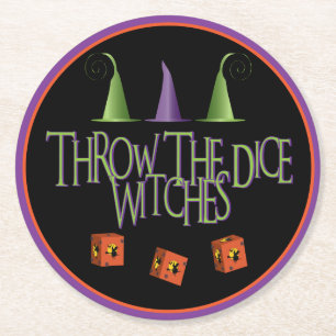 バンコスローサイコロ ラウンドペーパーコースター