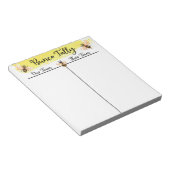 バンコテーブルタリースコアシートビー ノートパッド (アングル)