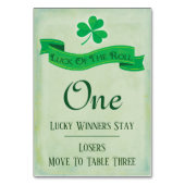 バンコテーブルワンマーチサンパトリックス テーブルナンバー (裏面)