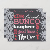 バンコナイトフラワーかわいらしズ招待状 招待状 (正面/裏面)