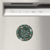 バンコメリークリスマスホリデーリースサイコロ マグネット (インサイチュ (食洗機))