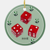 バンコー クリスマス 陶器 オーナメント (裏面)