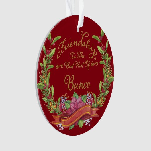 バンコ友情 オーナメント (正面)