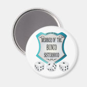 バンコ姉妹磁石のサイコロ マグネット (正面/裏面)