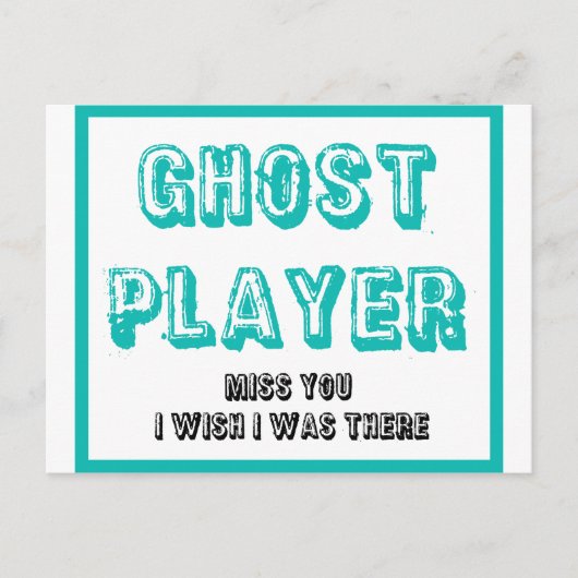 バンコ幽霊選手 ポストカード (正面)