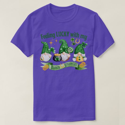 バンコ感じSt patricks dayとバンコの幸せ Tシャツ (デザイン正面)
