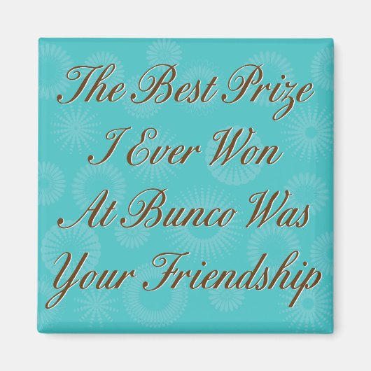 バンコ最高ので今まで獲得した賞 マグネット (正面)