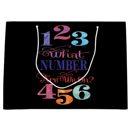 バンコ賞何番だ？ ラージペーパーバッグ (正面)