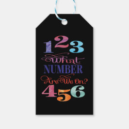 バンコ選手 – 何番だ？ ギフトタグ