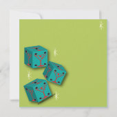 バンコ - シェイク・ラッタル・アンド・ロール マルティーニ・ダイス・招待状 招待状 (裏面)