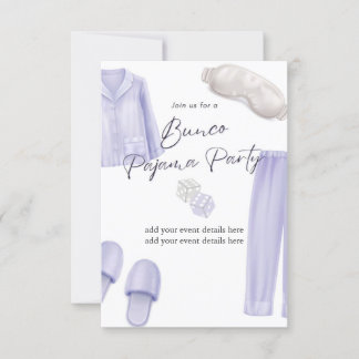 バンコ パジャマ パーティー 招待状