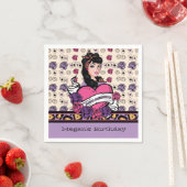 バンコ、ピンアップ スタンダードカクテルナプキン (インサイチュ)