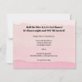 バンコ ピンク モダン やろうぜ 招待状 (裏面)