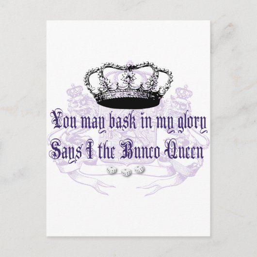 バンコ – 私の栄光を浴びせてくれ ポストカード (正面)