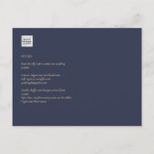 バンゴウスターリーナイト結婚式招待状 ポストカード (裏面)