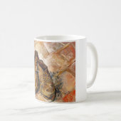 バンゴッペインティングアートのシューズ コーヒーマグカップ (正面右)