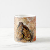 バンゴッペインティングアートのシューズ コーヒーマグカップ (中央)