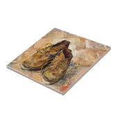 バンゴッペインティングアートのシューズ タイル (側面)