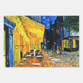 バンゴッホの最も人気がある多くの絵画の包み紙S ラッピングペーパーシート (正面2)