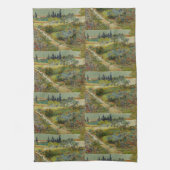 バンゴッホクラシックズ絵を描ガーデン キッチンタオル (縦)